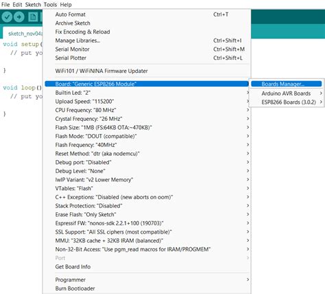 Toradh íomhá ar Esp8266 Module Pins