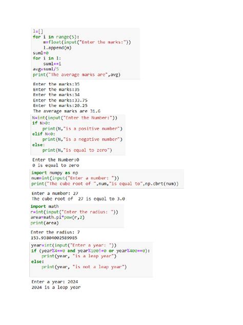 Image result for Basic Python Code Printable