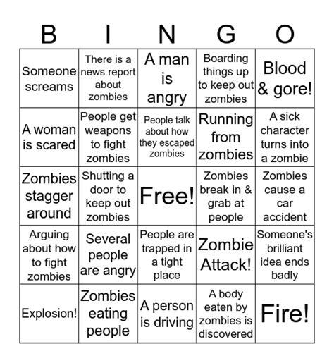 Zombie Attack Roblox Bingo Card కోసం చిత్ర ఫలితం