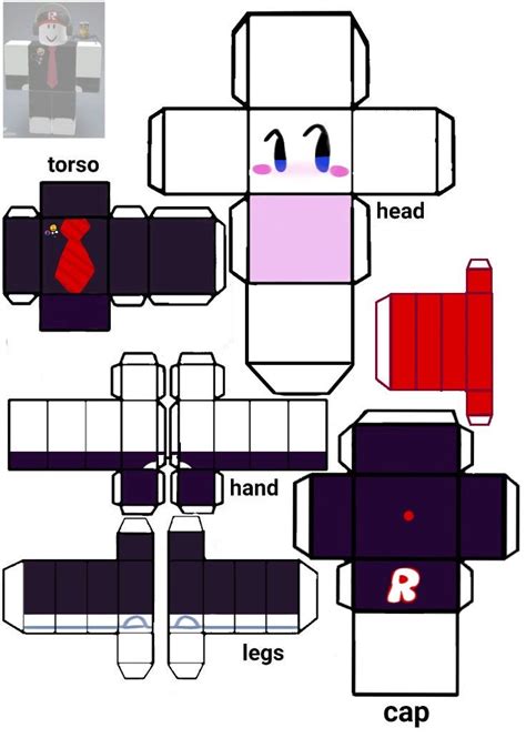 Image result for Paper Roblox Character
