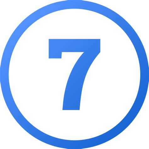 Afbeeldingsresultaten voor Number 7 Icon