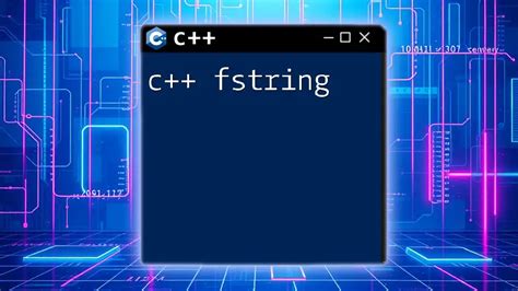 Image result for C++ String Formatting