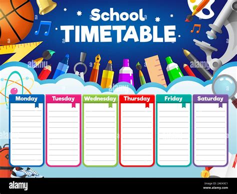 Image result for School Timetable