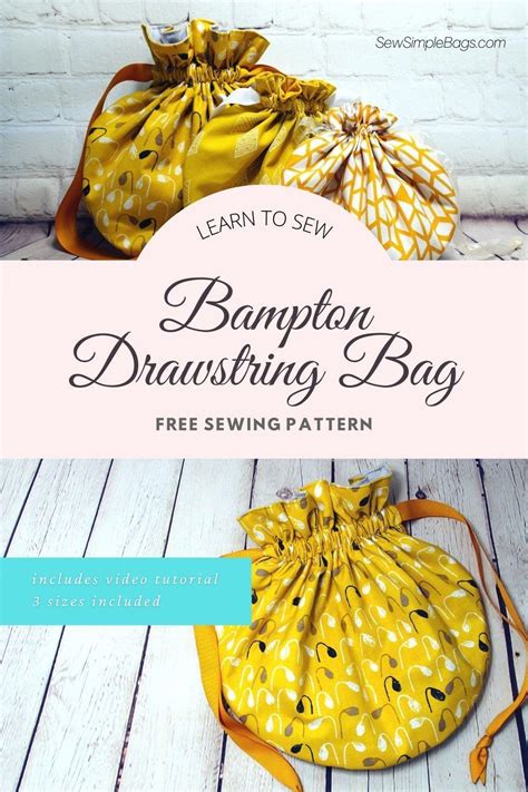 Drawstring Bag Pattern Free Download に対する画像結果