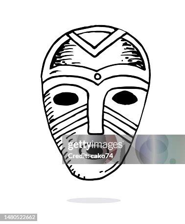 Image result for African Sun Mask Sketch
