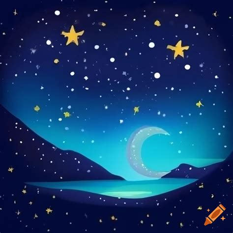Image result for Starry Night Cartoon