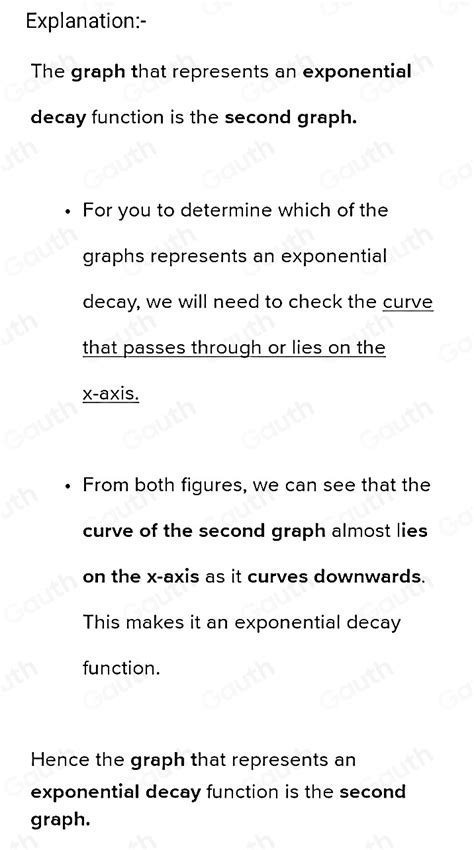Toradh íomhá ar Exponential Decay Function Graph