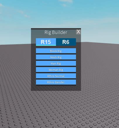 Image result for Old Roblox Studio UI Rig