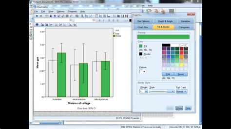 Toradh íomhá ar How to Create a Stacked Bar Chart in SPSS