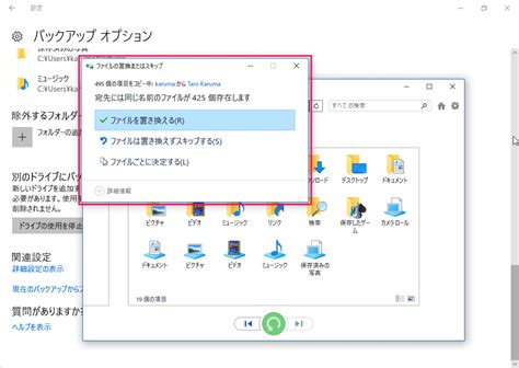 Restore a File に対する画像結果