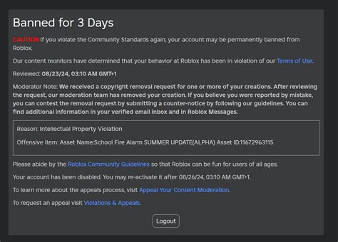 Toradh íomhá ar Roblox DMCA