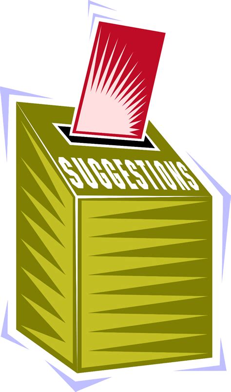 Image result for Suggestion Box Clip Art
