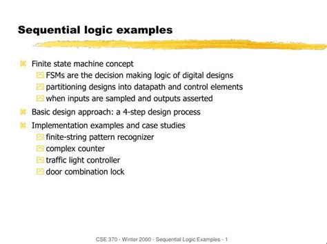 Toradh íomhá ar Sequential Logic Examples