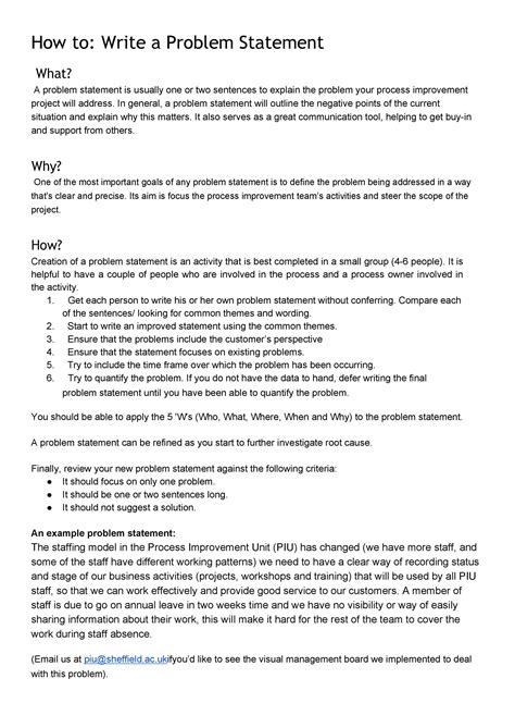 Image result for Problem Statement Cheat Sheet