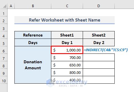 Image result for Une Indirect Function to Reference Another Sheet