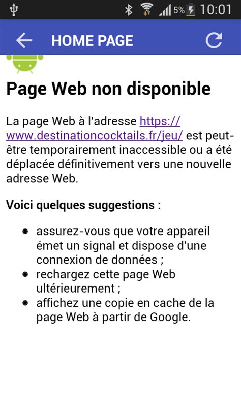 The Android Browser Web Page Is Not Available に対する画像結果
