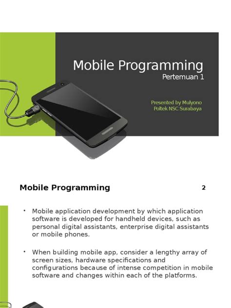 Image result for Mobile Programming PPT