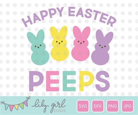 Image result for Easter Peeps SVG