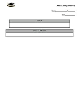 Image result for Math Guided Notes Template