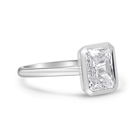 Bezel-set Solitaire Engagement Ring Setting - Gabriel Edward Jewelers