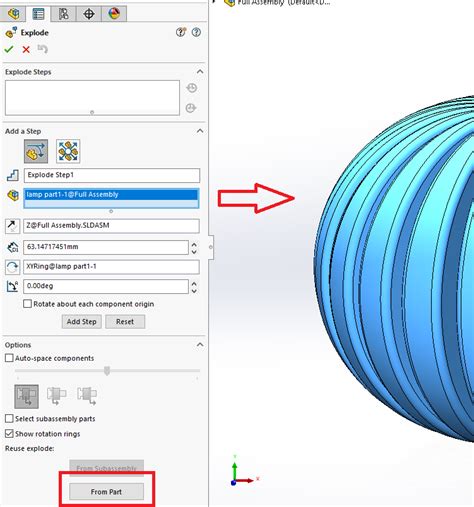 Toradh íomhá ar How to Link SolidWorks Part Properties to Assembly