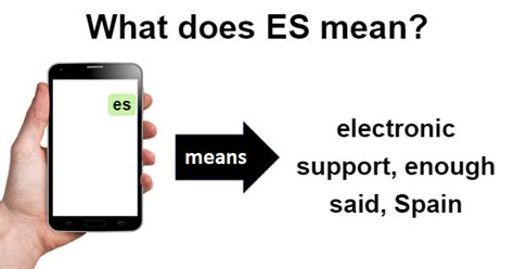 Image result for What Does ES Mean