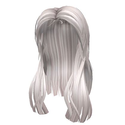 Image result for Bangs White Hair Roblox