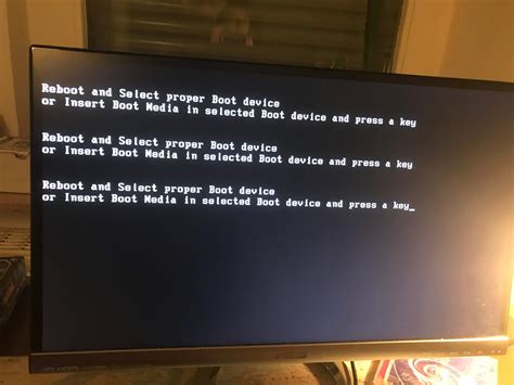 Afbeeldingsresultaten voor PC Reboot and Select Proper Boot Device