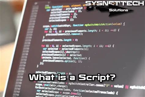 Image result for Scripting Meaning
