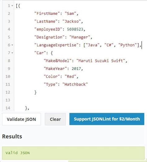 Image result for JSON Coding Examples