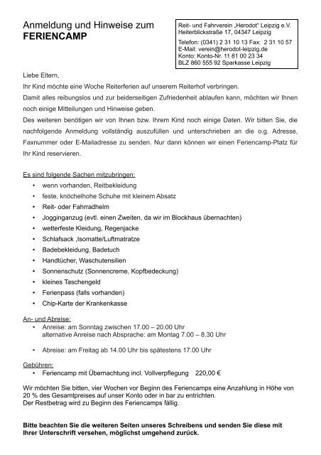 Image result for Feriencamp Anmeldung