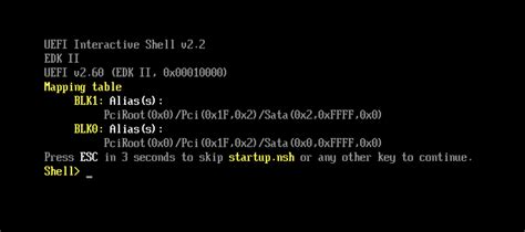 Image result for UEFI Interactive Shell Commands