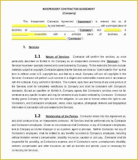 Image result for General Contractor Contract Template