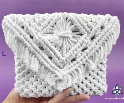 Afbeeldingsresultaten voor Macrame Purse Patterns Free