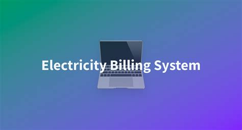 Image result for Electricity Billing System