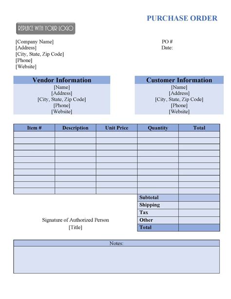 Image result for Template for Purchase Order Website