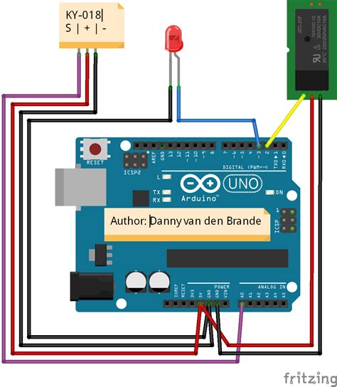 Image result for Wiring Diagram of Photo Resistor Arduino