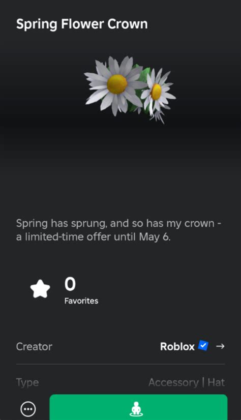 Image result for Spring Flower Crown Roblox