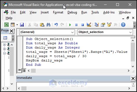 Excel Coding VBA Shortcut Keys に対する画像結果