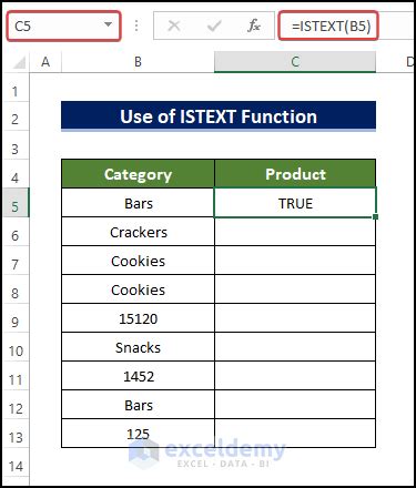 Toradh íomhá ar Contains Logic in Excel