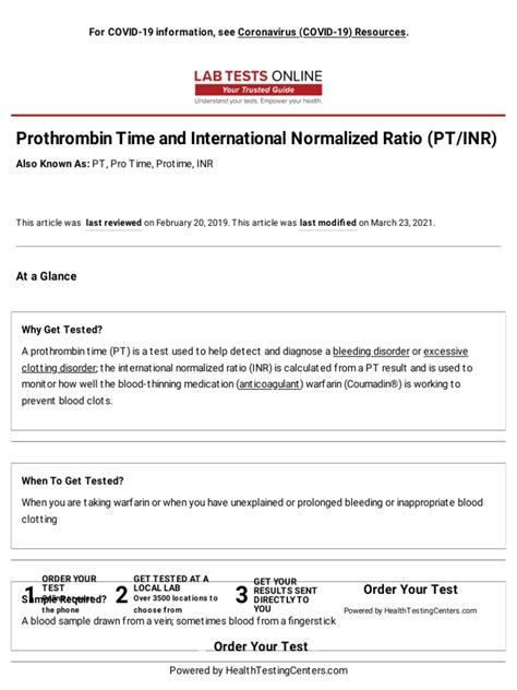 International Normalized Ratio INR に対する画像結果