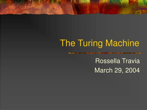 Image result for Turing Machine PPT