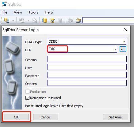 Toradh íomhá ar SqlDbx How to Connect with ODBC