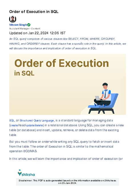 Toradh íomhá ar SQL=SELECT Execution Order