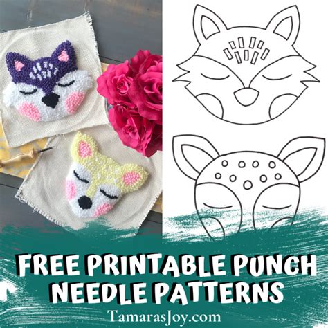 Free Printable Punch Needle Patterns に対する画像結果