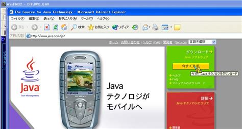 Sun Java VM に対する画像結果