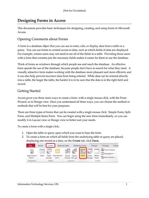 Image result for Form About Design On Access