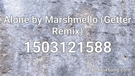 Image result for Marshmello Alone Roblox ID