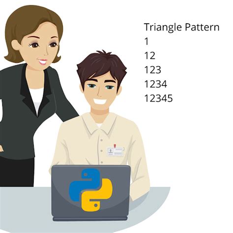Right Angle Triangle Number Pattern in Python に対する画像結果