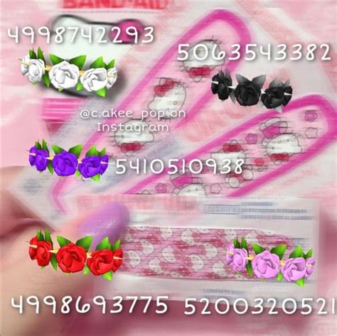 Toradh íomhá ar Flower Accessory Code Roblox